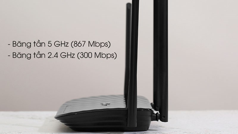 Router Wifi Chuẩn AC1200 TP-Link Archer C6 Gigabit 