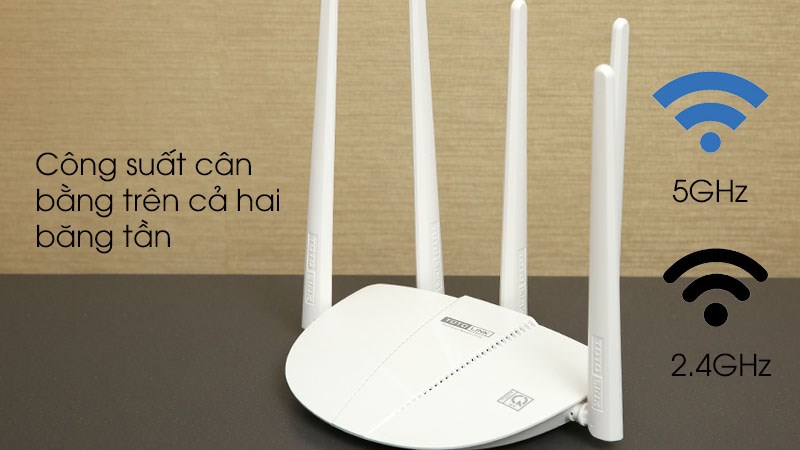 Router Wifi Chuẩn AC1200 Totolink A810R