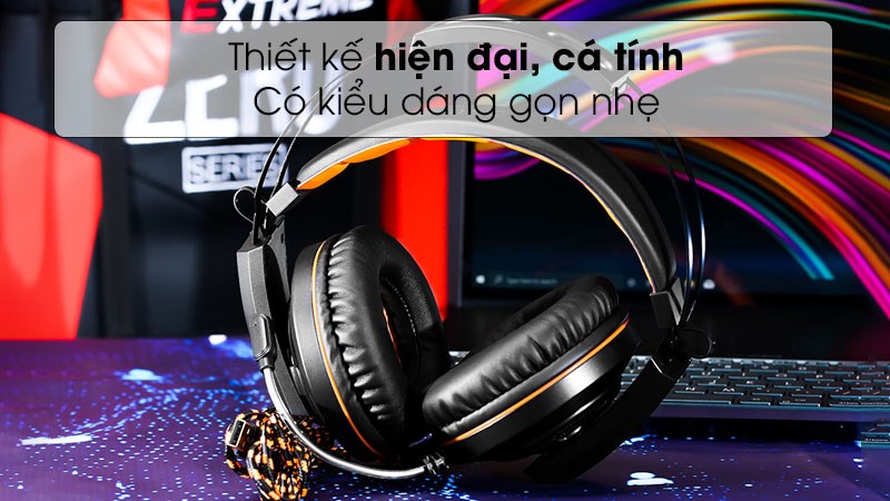 Tai nghe chụp tai Gaming MozardX DS904 7.1 Tai nghe chụp tai Gaming MozardX DS904 7.1