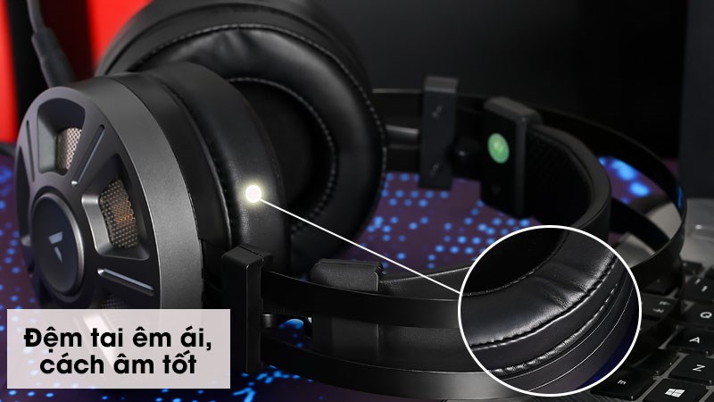 Tai nghe chụp tai Gaming 7.1 Rapoo VH510 Tai nghe chụp tai Gaming 7.1 Rapoo VH510