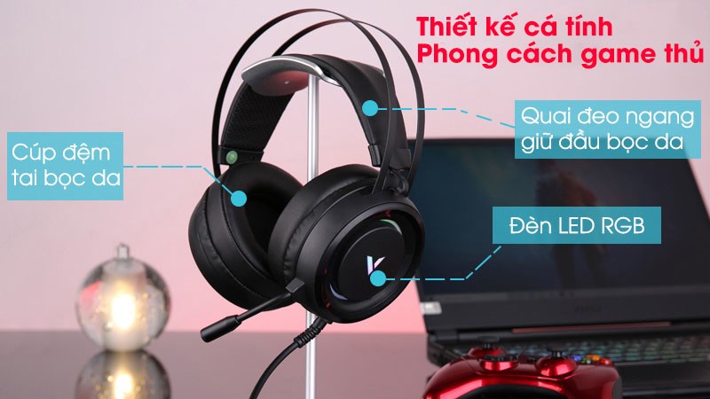 Tai nghe Gaming Rapoo VH500 7.1 Tai nghe Gaming Rapoo VH500 7.1