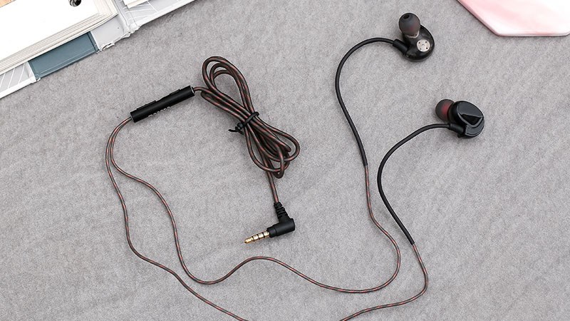 Tai nghe nh&eacute;t tai dual driver EP Mozard S80 Đen