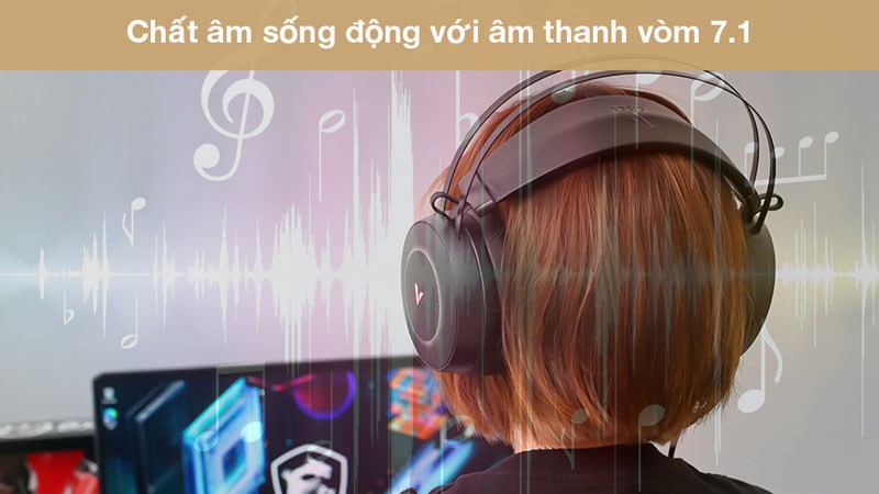 Tai nghe chụp tai Gaming Rapoo VH160