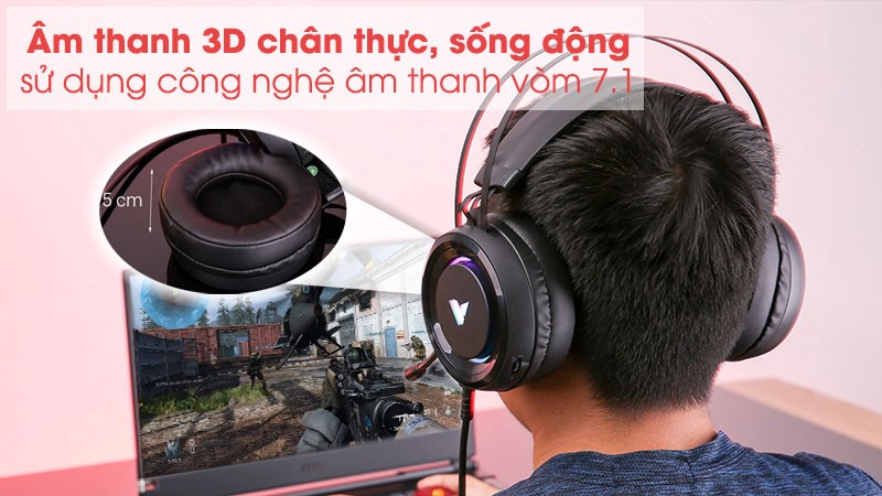Tai nghe Gaming Rapoo VH500 7.1 