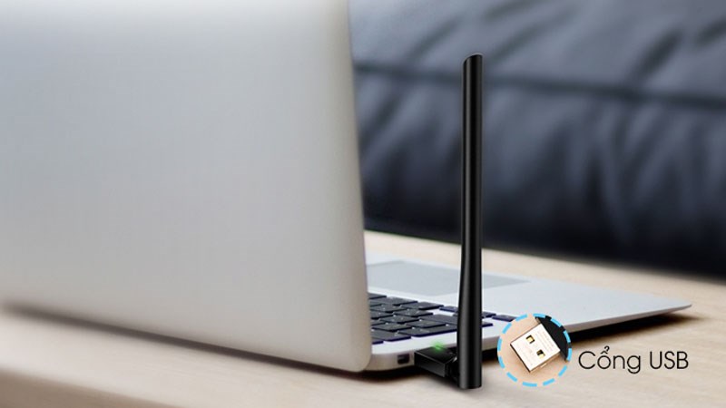 USB Wifi Chuẩn AC600 TP-Link T2U Plus