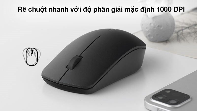 Chuột Không Dây Rapoo M20 Plus Đen