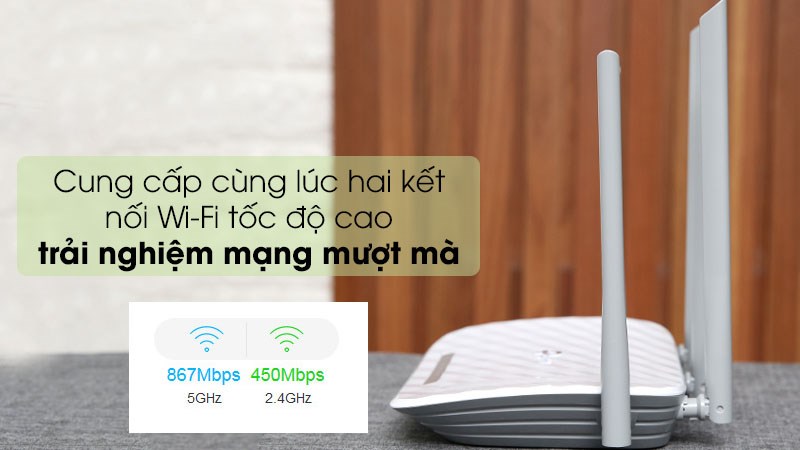 Router Wifi Chuẩn AC1350 TP-Link Archer C60