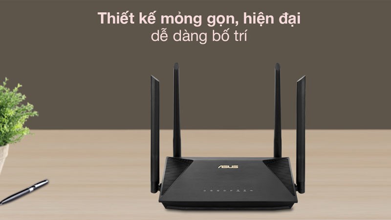 Bộ Phát Sóng Wifi Router Chuẩn Wifi 6 Asus AX53U