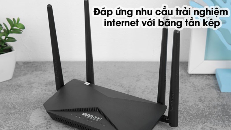 Router Wifi Chuẩn AC1200 Totolink A3002RU V2 Gigabit