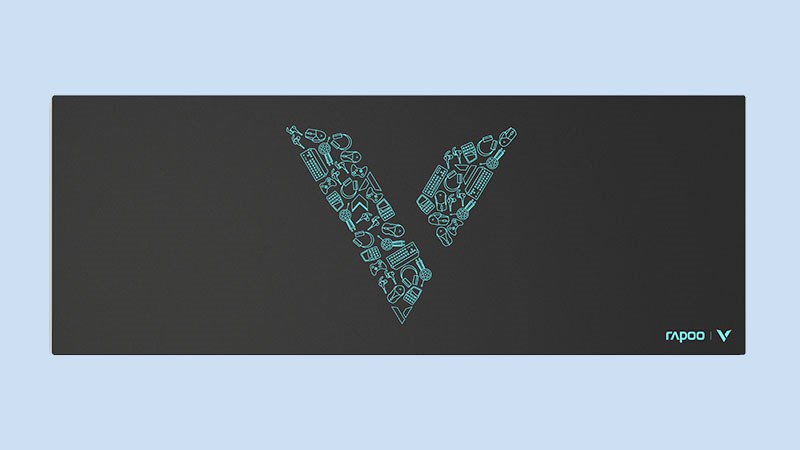 Miếng l&oacute;t chuột v&agrave; b&agrave;n ph&iacute;m Rapoo V1L 