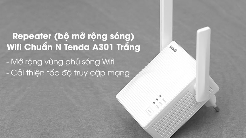 Bộ Mở Rộng Sóng Wifi Chuẩn N Tenda A301