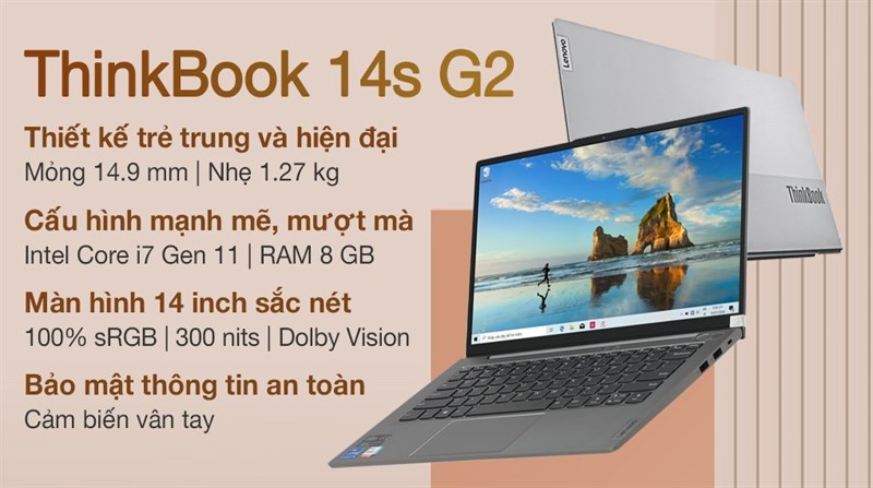 Điểm nổi bật của Lenovo ThinkBook 14s G2 ITL i7 1165G7