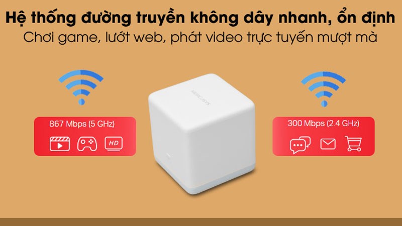 Router Wifi Mesh 3 Pack AC1200 Mercusys Halo S12 Router Wifi Mesh 3 Pack AC1200 Mercusys Halo S12