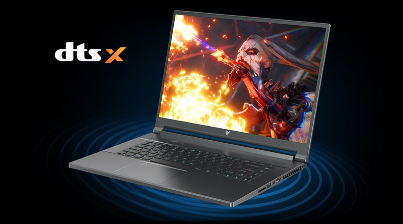 Thiết kế laptop Acer Gaming Predator Triton 500SE (PT516-51s-71RW)