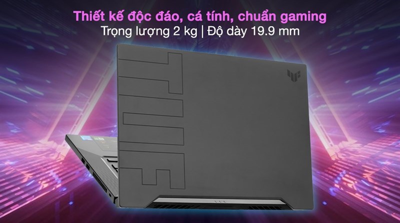 Thiết kế đặc trưng của d&ograve;ng Asus TUF Gaming