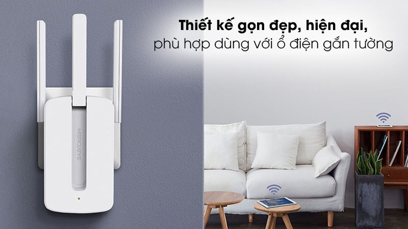 Bộ Mở Rộng Sóng Wifi Chuẩn N Mercusys MW300RE Bộ Mở Rộng Sóng Wifi Chuẩn N Mercusys MW300RE