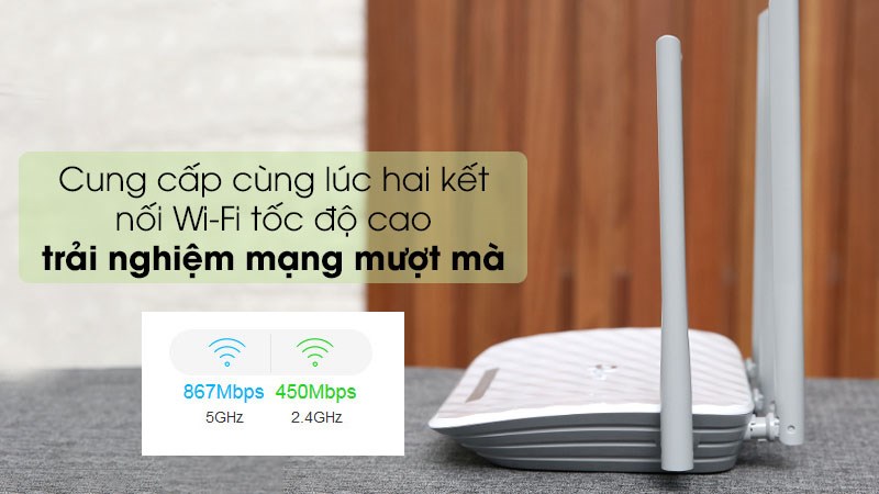 Router Wifi Chuẩn AC1350 TP-Link Archer C60