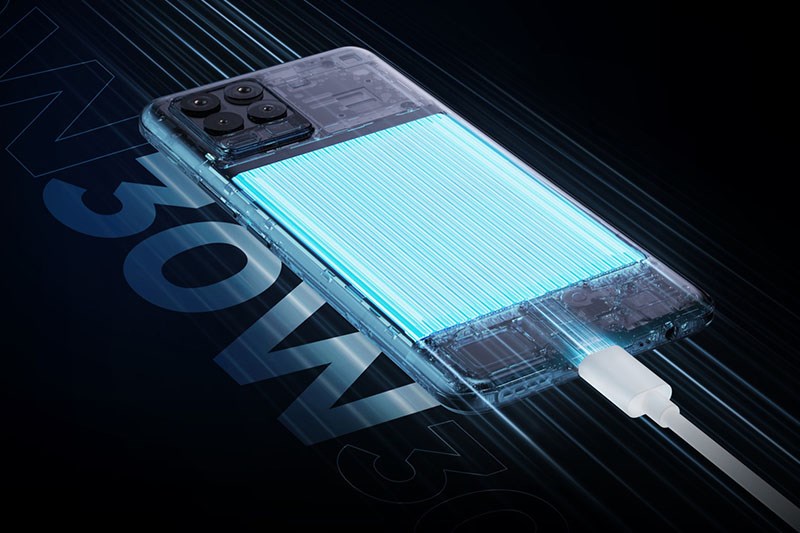 Khả năng sạc nhanh đến từ Realme 8