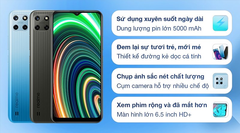 Điểm nổi bật tr&ecirc;n Realme C25Y 128GB&nbsp;
