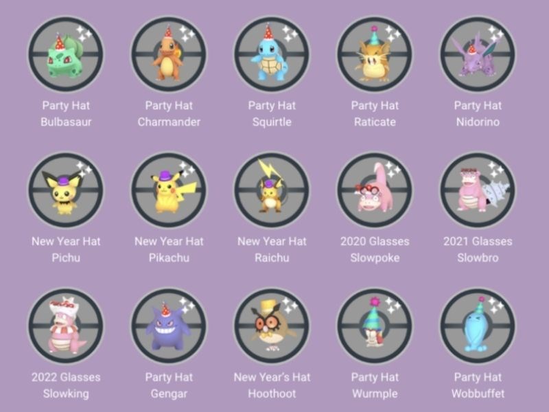 Trang phục Pokemon trong sự kiện năm mới Trang phục Pokemon trong sự kiện năm mới