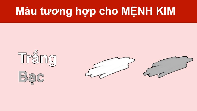 Màu trắng, xám bạc