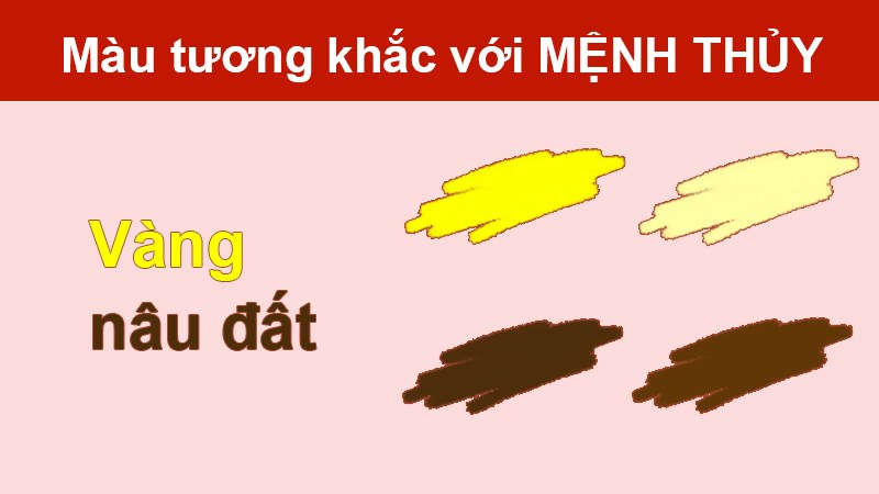 Màu vàng, nâu đất