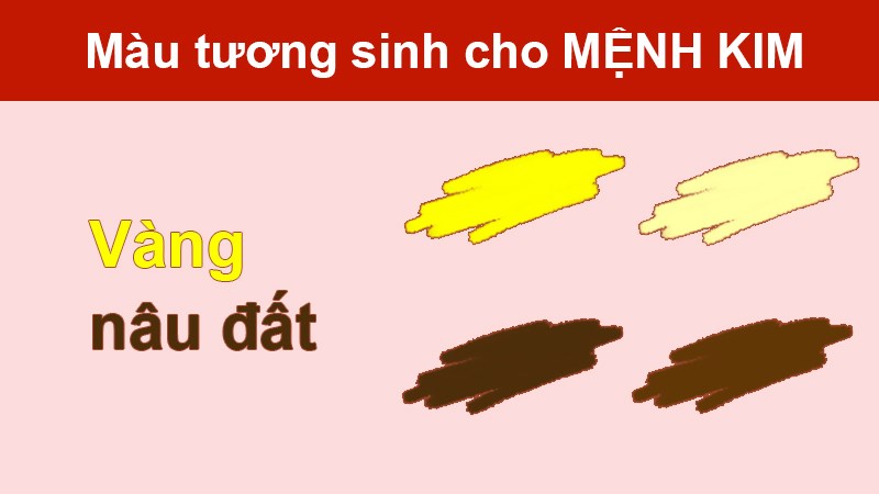 Màu vàng, nâu đất