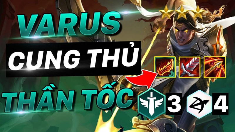 Với tốc đ&aacute;nh cực nhanh, Varus l&agrave; một vị tướng g&aacute;nh đội cực kỳ chất lượng