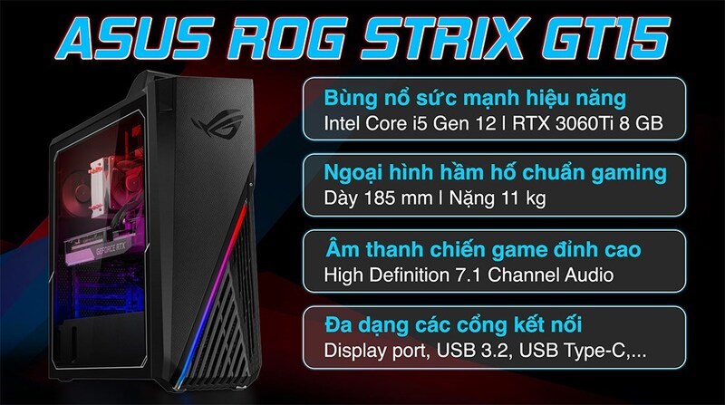 PC Gaming Asus ROG Strix G15CF-51240F141W