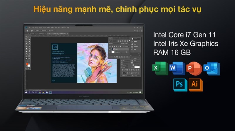 Hiệu năng mạnh mẽ, cân mọi tác vụ