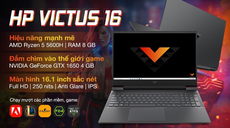 Laptop Gaming HP VICTUS 16 e0177AX 4R0U9PA
