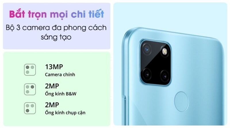 Sở hữu cụm camera ấn tượng