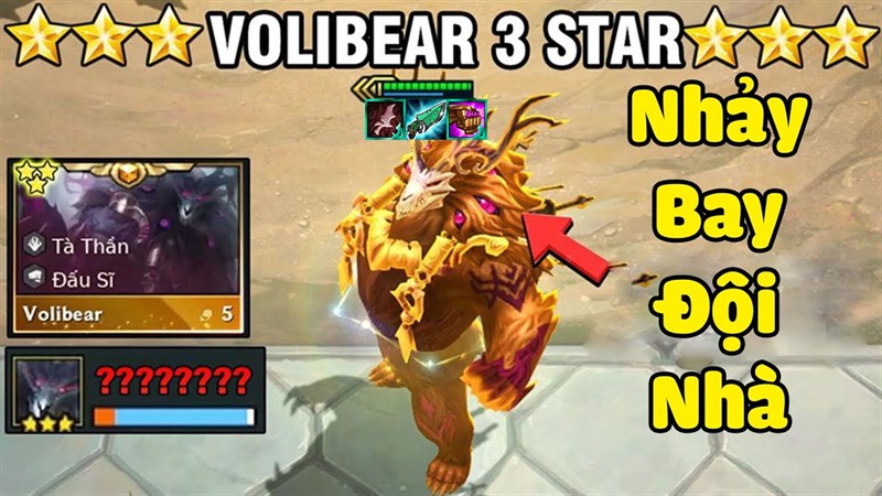 Volibear c&oacute; thể dễ d&agrave;ng thổi bay đội h&igrave;nh đối thủ chỉ với một nhảy