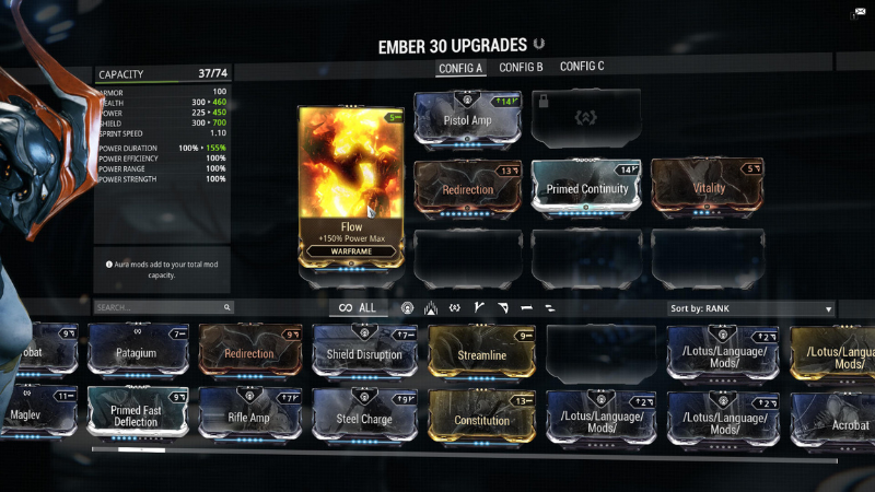 Kho vũ kh&iacute; đồ sộ trong Warframe Mobile