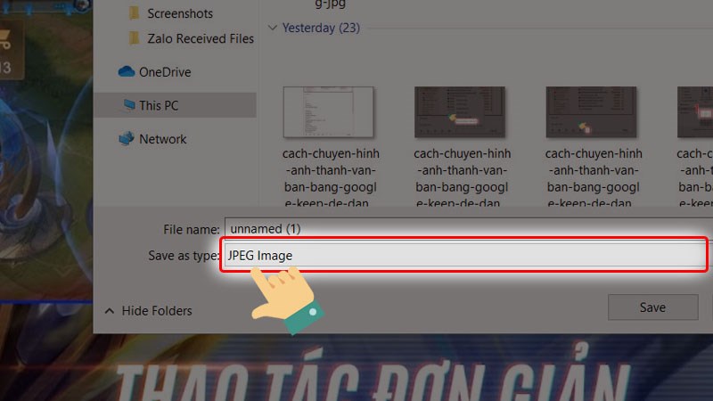 Webp là gì - Chọn Save image (Lưu ảnh về máy)