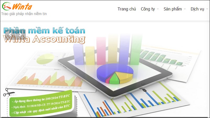 Phần mềm kế toán Winta Accounting