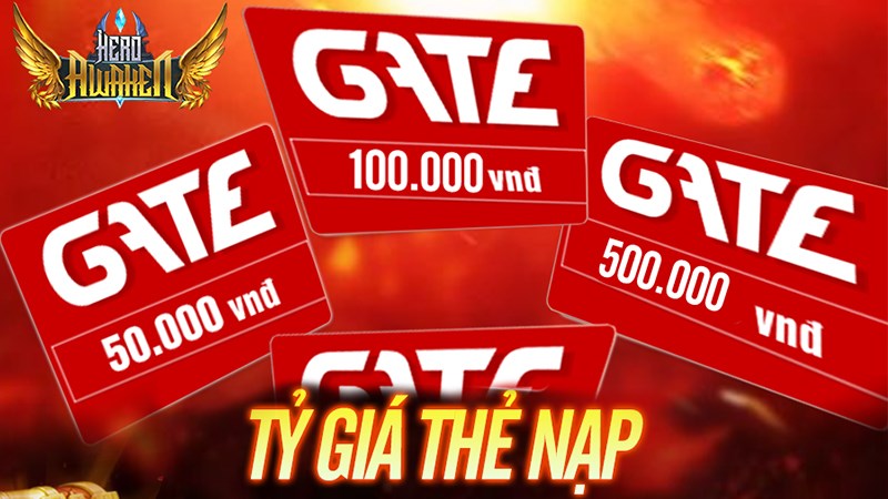 Nạp thẻ Hero Awaken - Anh H&ugrave;ng Thức Tỉnh