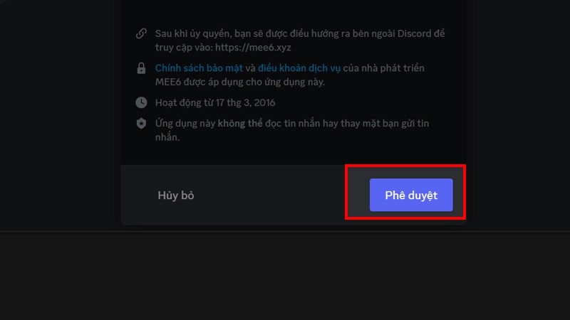 xóa tin nhắn bằng bot bước 4