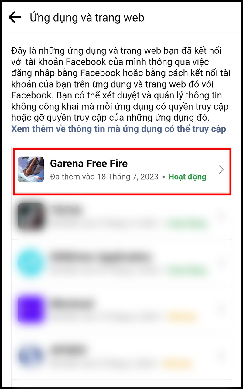 Chi tiết cách xóa liên kết tài khoản Facebook trong Free Fire