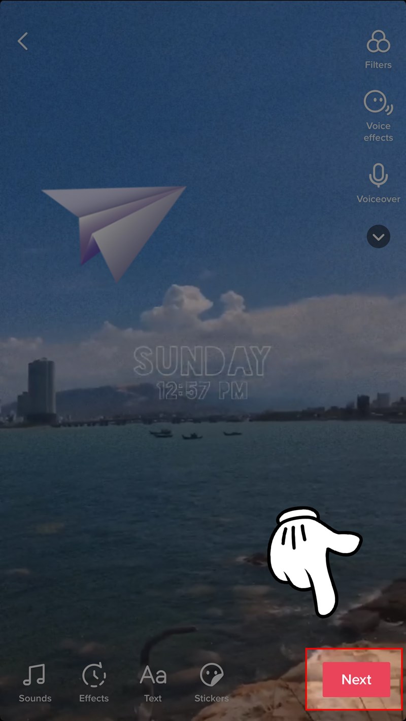 Chọn Next để Post b&agrave;i nh&eacute;