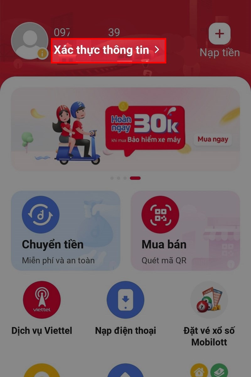 C&agrave;i đặt ứng dụng Viettel Money bước 5