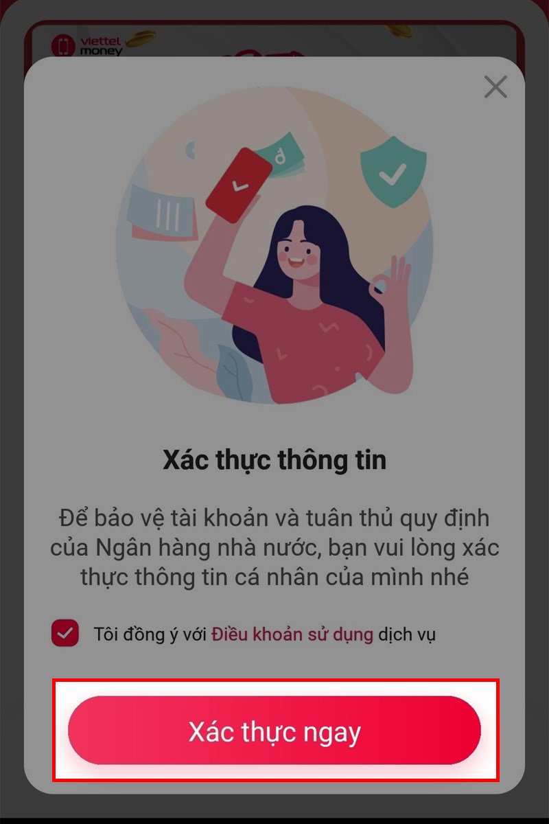 C&agrave;i đặt ứng dụng Viettel Money bước 6