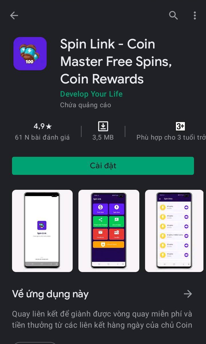 Cài đặt Spin Link 