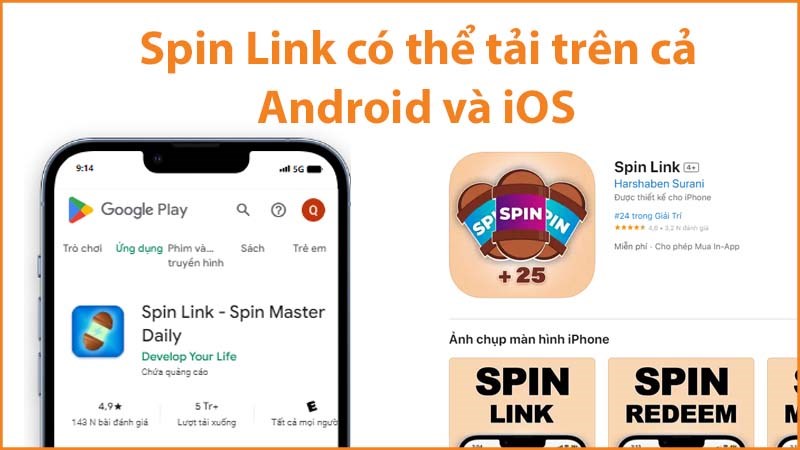 Bước 1: Tải về Spin Link