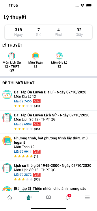 TOP 11 app ôn tập, luyện thi THPT Quốc Gia 2021 hiệu quả nhất