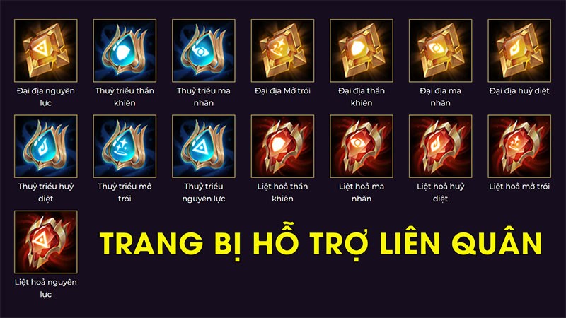 Trang bị Hỗ Trợ Liên Quân