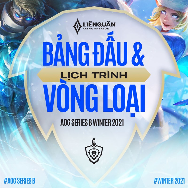 Lịch thi đấu vòng loại Đấu Trường Danh Vọng mùa Đông Series B 2021