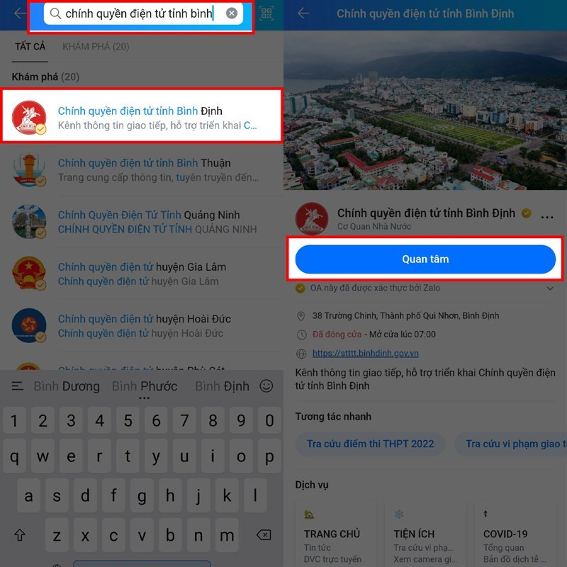 Nhập tỉnh m&agrave; th&iacute; sinh đ&atilde; dự thi tr&ecirc;n thanh c&ocirc;ng cụ t&igrave;m kiếm