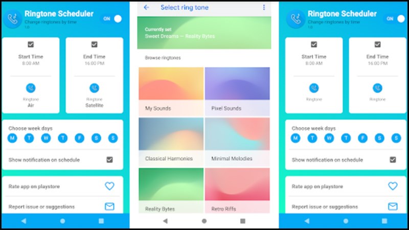 Ringtone Scheduler - Ringtone as per your mood