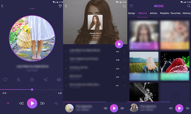 Ứng dụng Music player - pro version